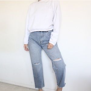 Ripped Boyfriend Jeans